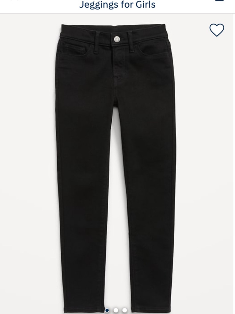 Old Navy High-Waisted Rockstar 360° Stretch
Jeggings for Girls Size 5 NWT